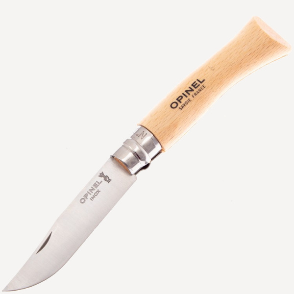 Нож складной Opinel Tradition №7 VRI (INOX) 8см (Бук / нерж. Сталь)